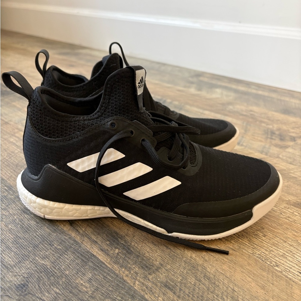 Adidas Women's Black and White Athletic Shoes
